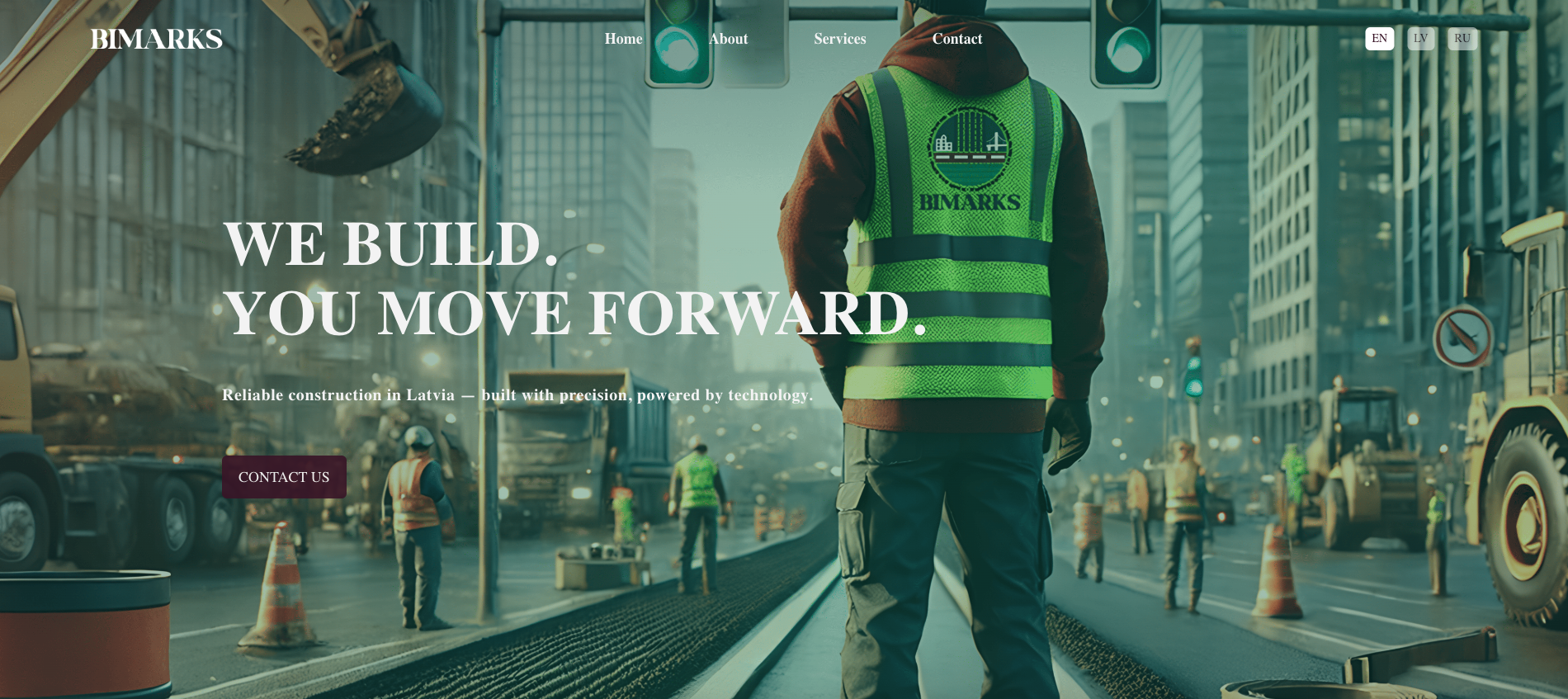 Homepage Screenshot